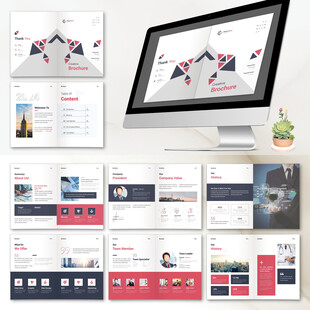 农业画册InDesign模板