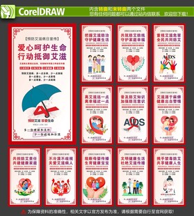 预防艾滋病展板