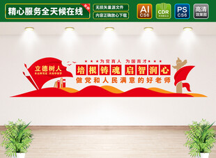 师德师风教师文化墙