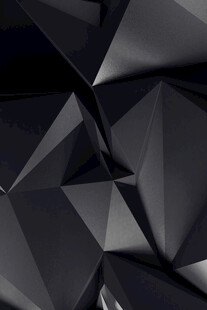 黑色几何多边形立体背景