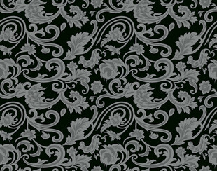 腰果 黑色花纹图案背景