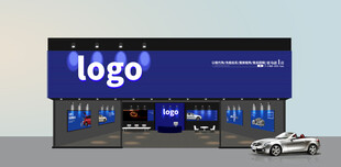 二手汽车店铺效果图