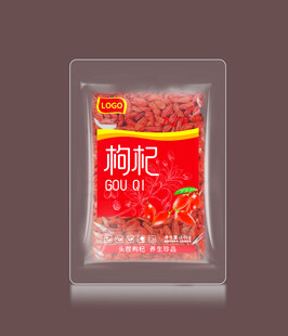 枸杞透明包装袋样机