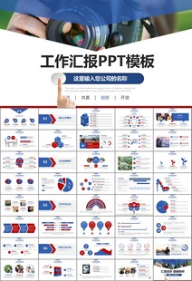 摄影展电视电影影视传媒ppt