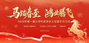 马踏春至大展宏图企业展板