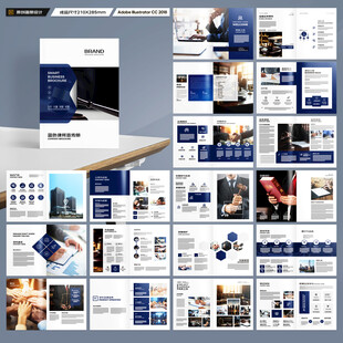 律师事务所画册版式设计