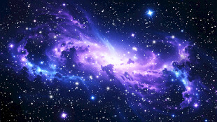 梦幻绚丽的宇宙星系景观