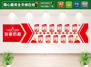 发展历程文化墙