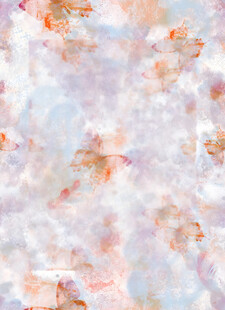 梦幻水彩花卉纹理背景