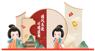 古风少女展传统文化魅力