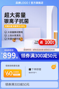 超大雾量银离子抗菌加湿器