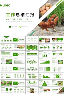 绿色生态农家鸡舍家禽养殖PPT