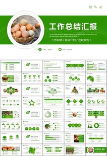 绿色生态农家鸡舍家禽养殖PPT