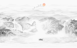 意境水墨山水