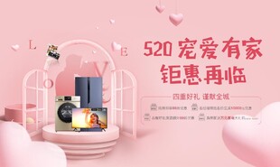 520宠爱有家钜惠海报