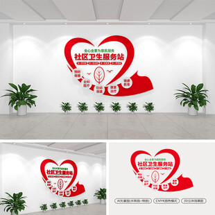 社区卫生服务站文化墙