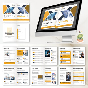 展示画册InDesign模板