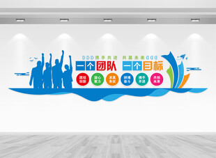  企业标语文化墙