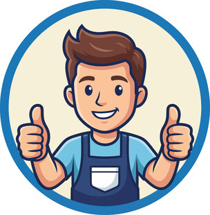 点赞蓝衣员工吉祥物