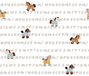 卡通动物图案背景纹理