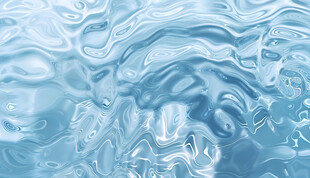 蓝色水波纹理背景图