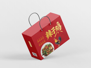 滕州辣子鸡包装效果图与平面图
