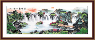 酒店大堂山水装饰画