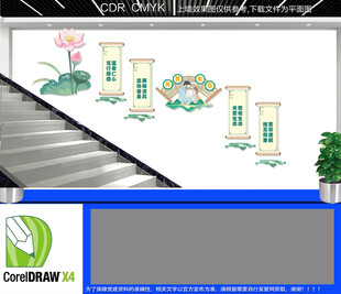 医院楼梯文化墙