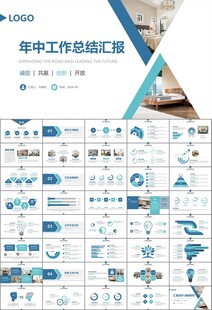 高端家居装饰室内设计PPT模板