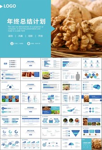 精美核桃种植产业总结计划ppt
