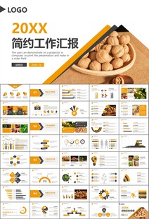 精美核桃种植产业总结计划ppt