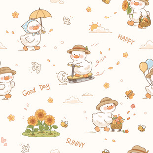 冬日雪人欢乐卡通图案