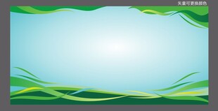 水草绿色矢量背景