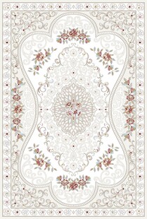 精美花卉图案地毯设计