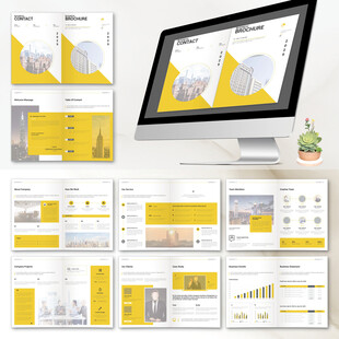展示画册InDesign模板