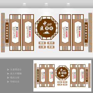 中医文化展厅展示墙