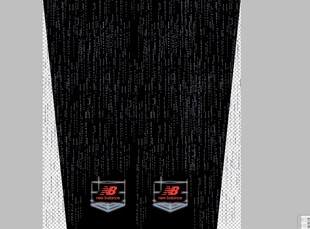 黑色定位数字字母