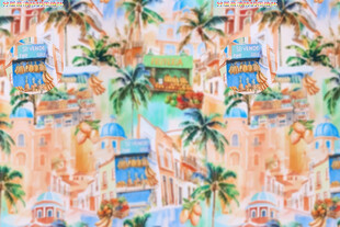 热带风情沙滩度假图案