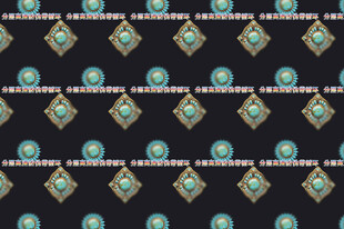 复古几何图案深色背景纹理