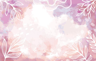 梦幻粉紫花卉背景图