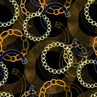 链条图案背景纹理设计