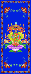 藏式蒙式花纹少数民族花纹传统吉