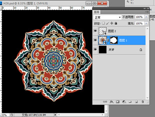 蒙式藏式花纹少数民族传花纹