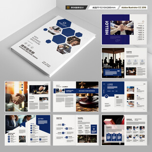 律师事务所画册版式设计