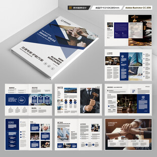 律师事务所画册版式设计