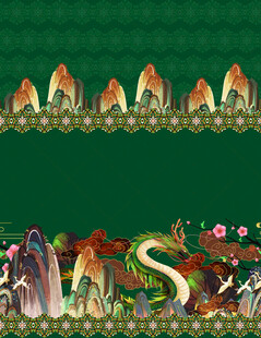 奇幻蘑菇森林景观汉服