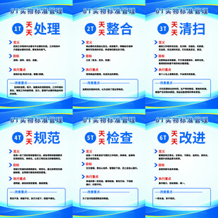 6T实物标准管理