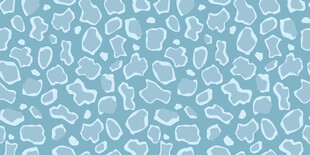 浅蓝色叶子图案背景纹理