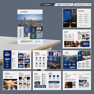 律师事务所画册版式设计