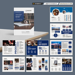 律师事务所画册版式设计